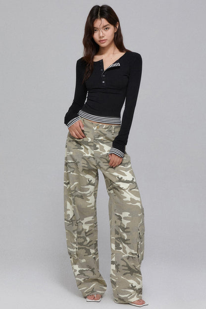 Unique Design Stripe T-Shirt