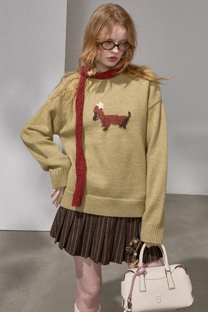 Holiday Dachshund Sweater