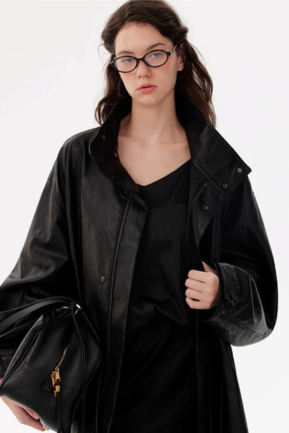 Ultra-Soft Environmentally Friendly Leather Jacket