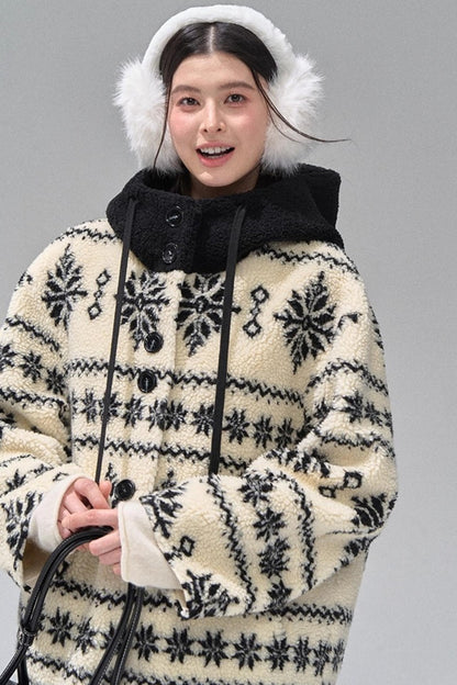 Thickened Hooded Fleece Jacket