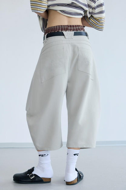 Deconstructed Pleat Pants