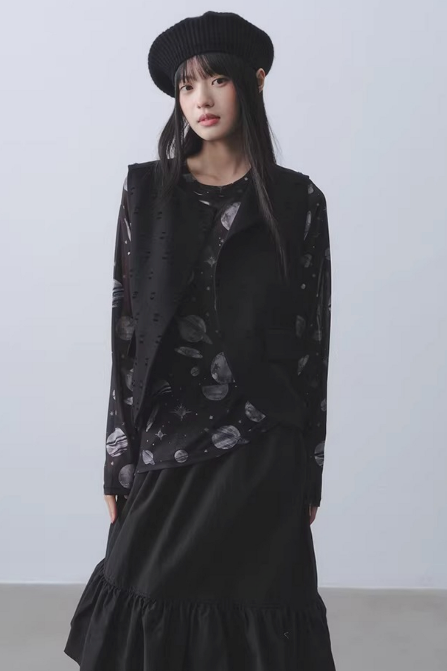 Dark Planet Sheer Top