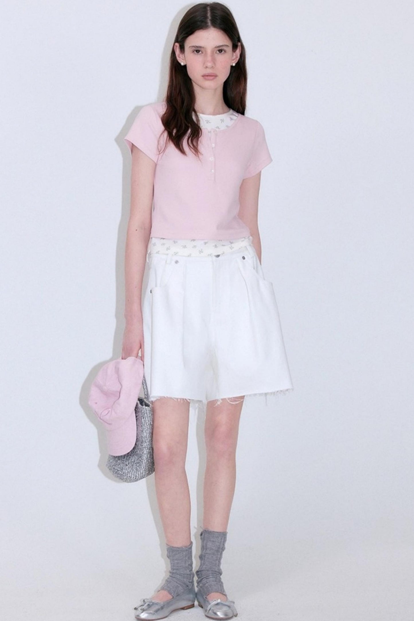 Luxury Pleated Bermuda Shorts