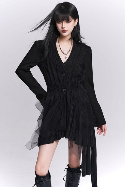 Einzigartiger Schnitt Stil Blazer