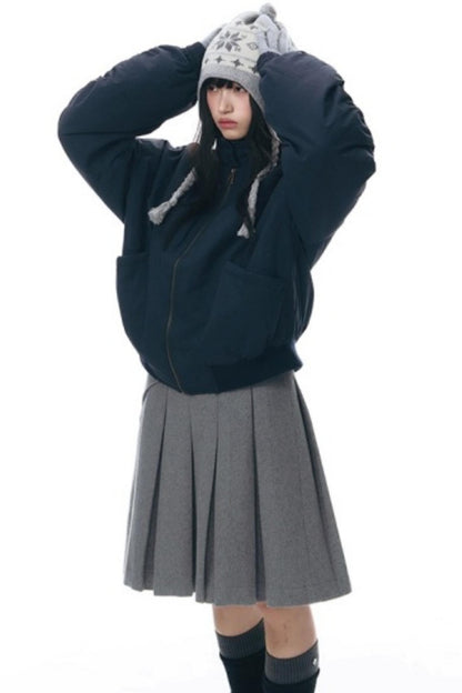 Warm Cotton Retro Stand-Up Jacket