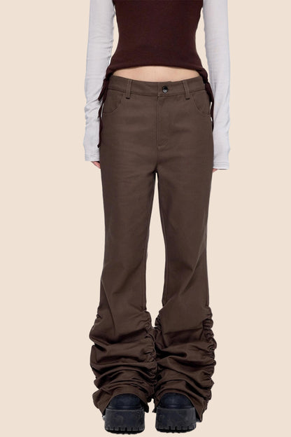 Slim Flared Slacks