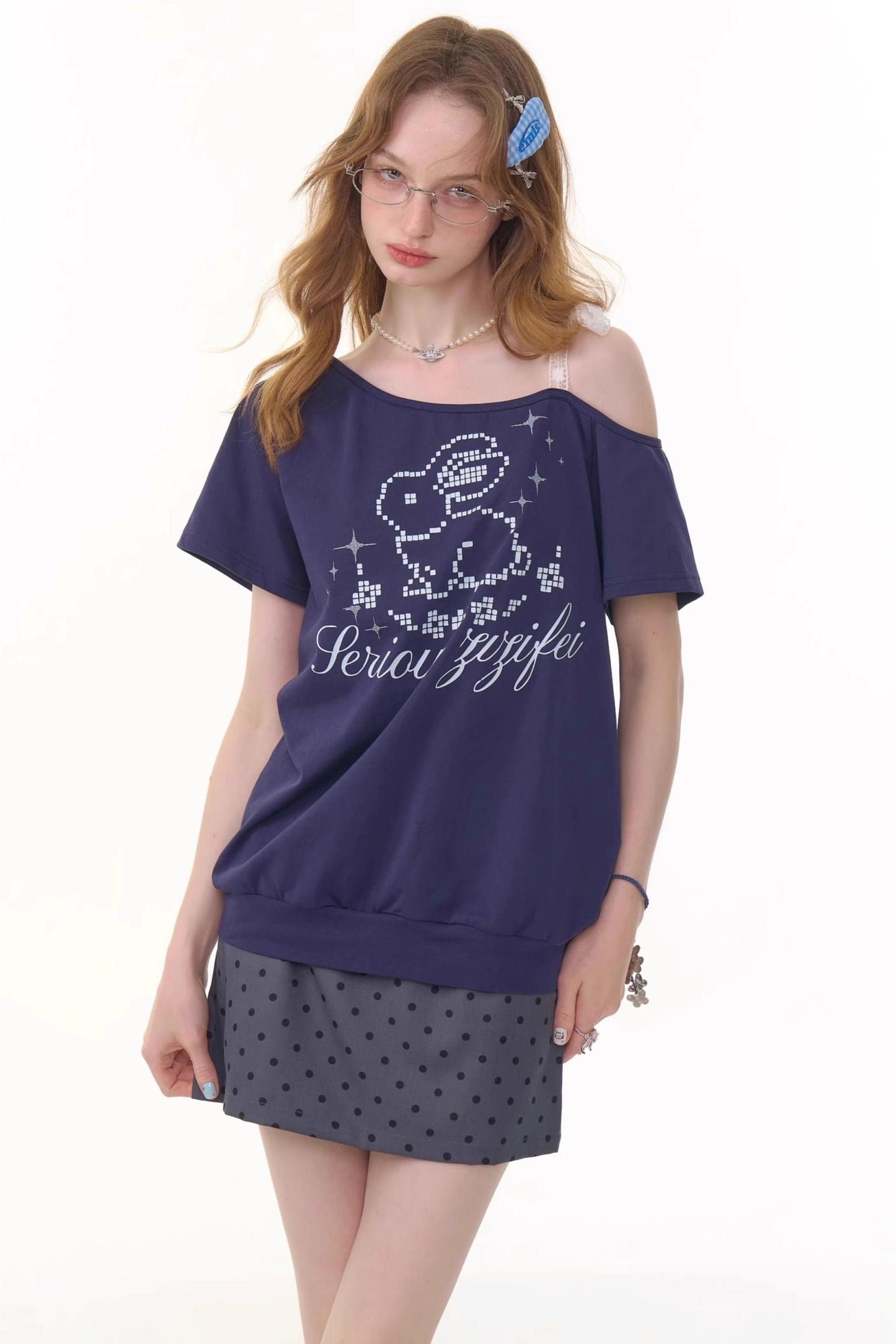 Lace-Up Retro Rabbit Tee