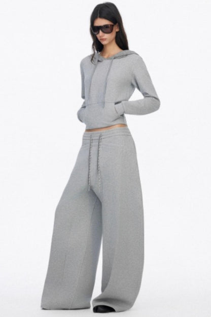 Layer Hooded Slim Sweatshirt