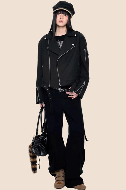 Vintage Drapey Wide-Leg Pants