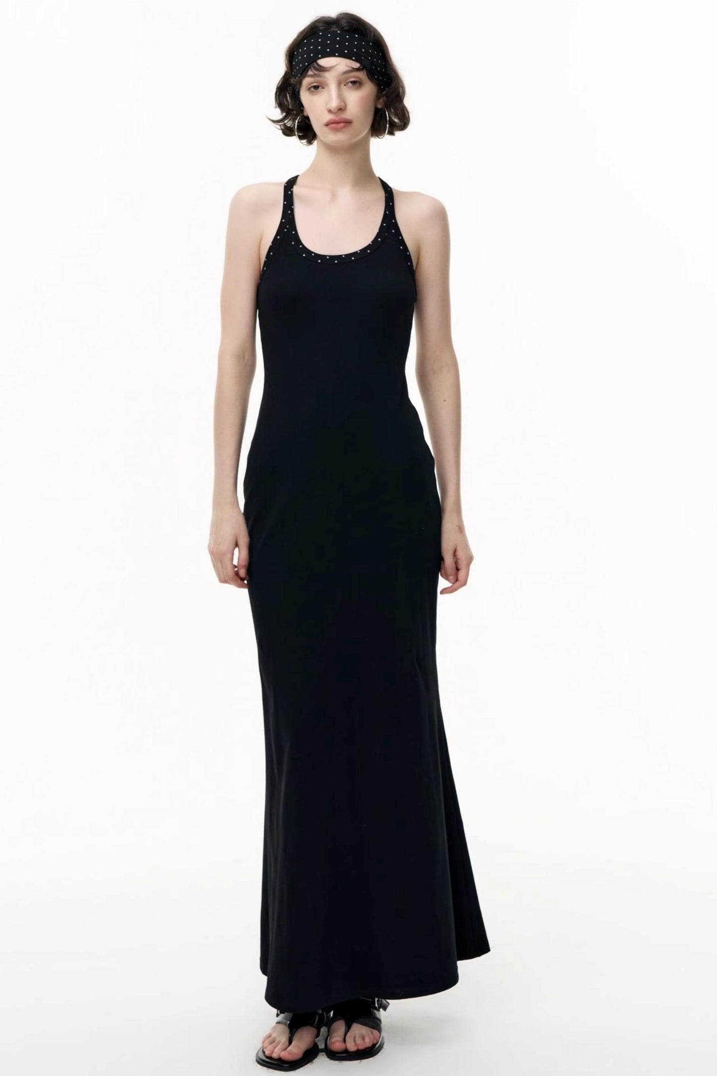 Autumn Striped Camisole Dress