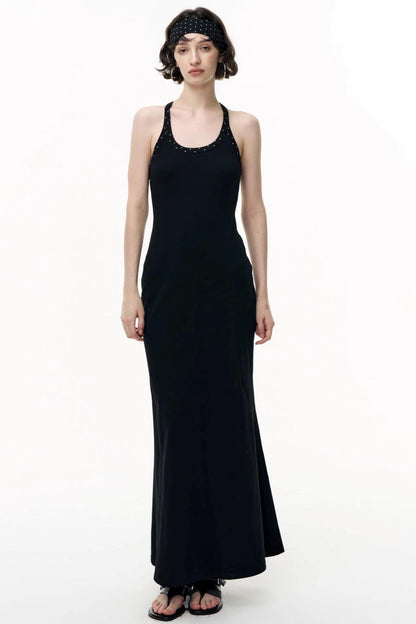 Autumn Striped Camisole Dress