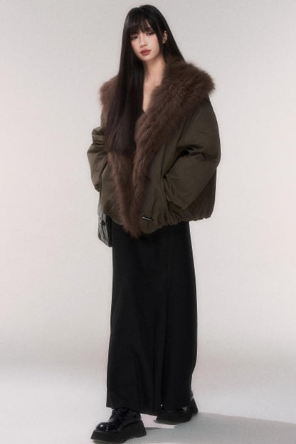 Winter Wool A-Line Skirt