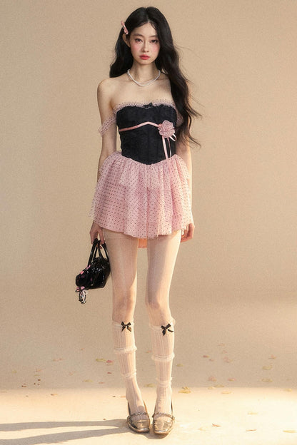 Slim Fit Cake Skirt Dress