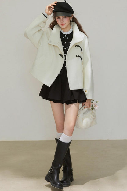 Winter Wool Cocoon Jacket