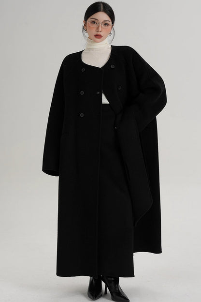 Reversible Woolen Wool Coat