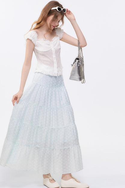 Floral Print Two-Piece Skirt Set-Up