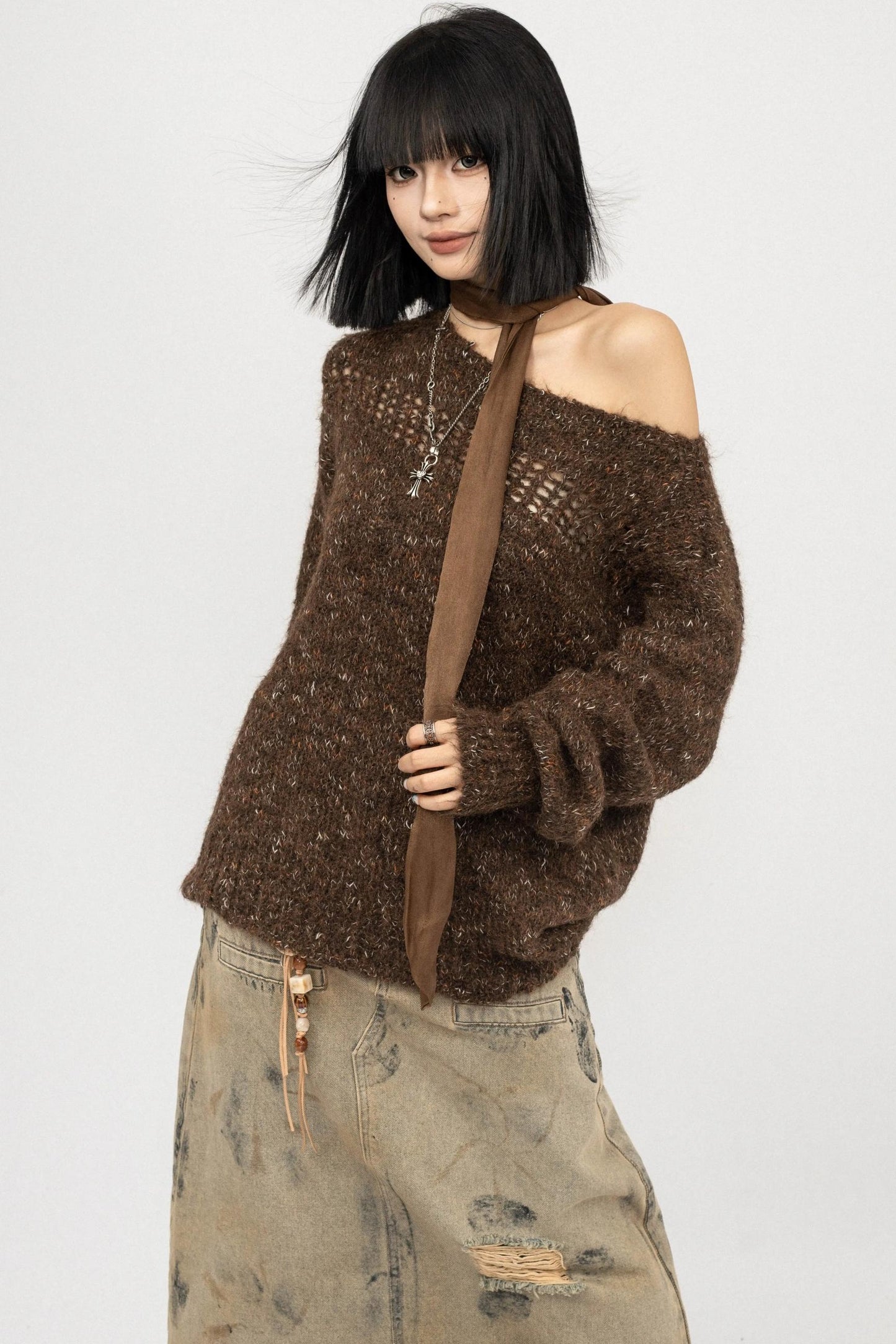 American Spice Girl Knit Sweater Top