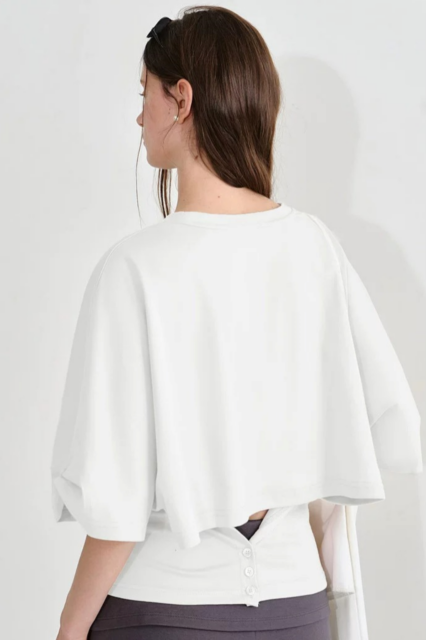 Camiseta de algodón calado Fano