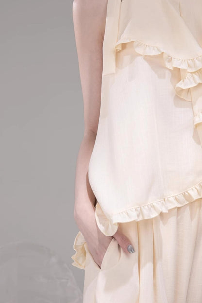 Chill Apricot Ruffle Set-Up