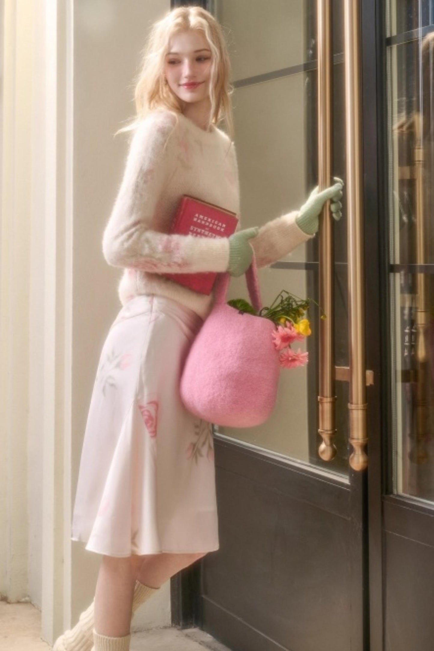 Milky Way Wool Sweater & Skirt Set-Up