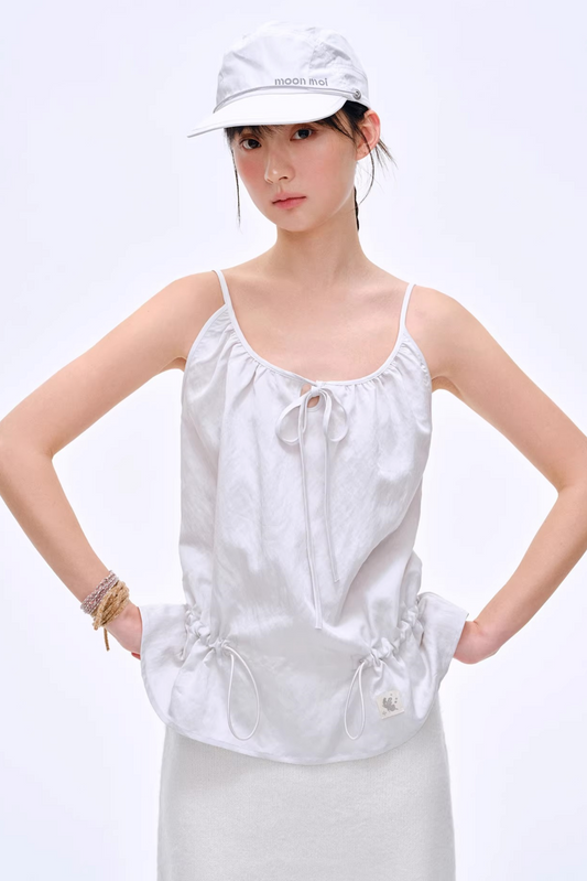 Lyocell Tie-Waist Camisole Top