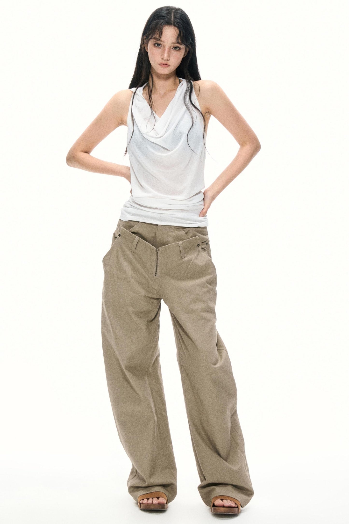 Pink Hooded Camisole