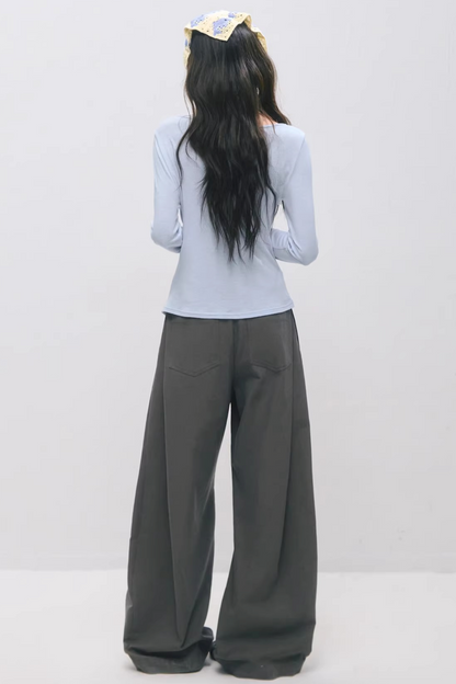 목넥 허리 조임 탑