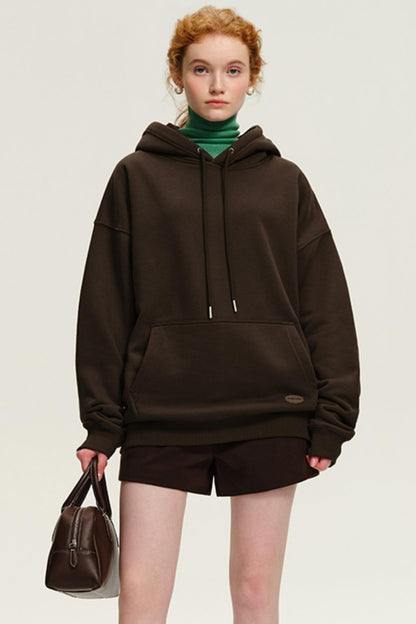 Heavy Fleece Air Layer Hooded Sweatshirt