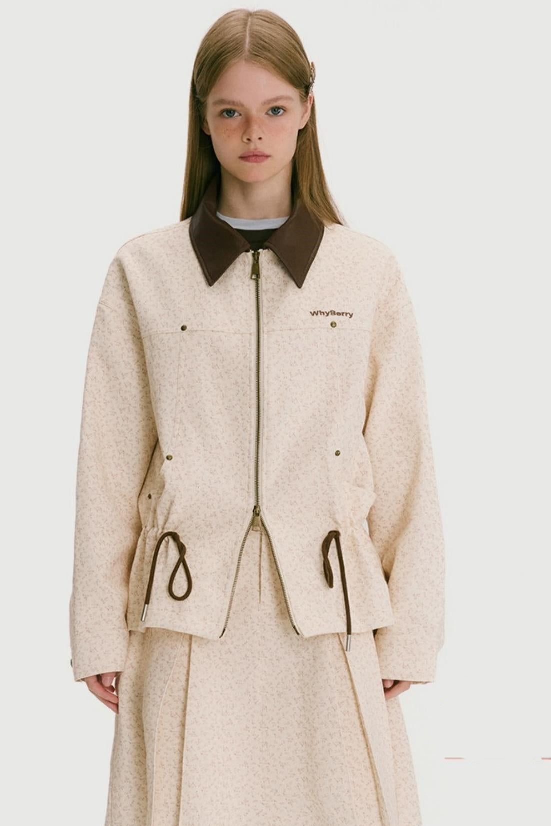 Wild Strawberry Drawstring Jacket