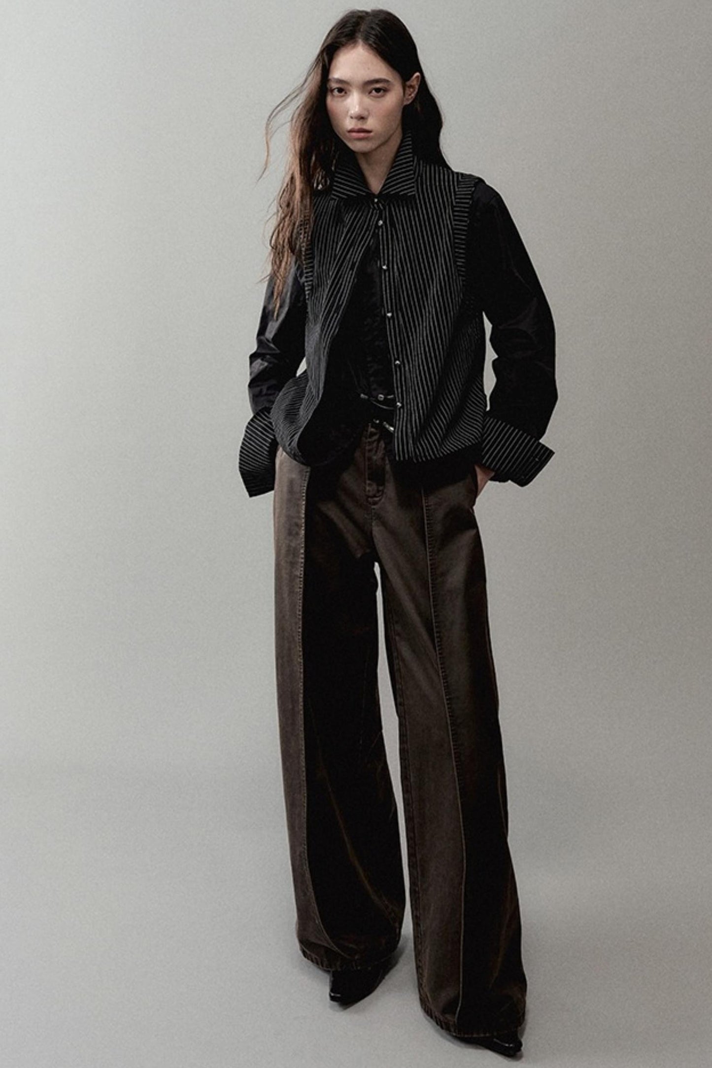 Deconstruct Striped Shirt