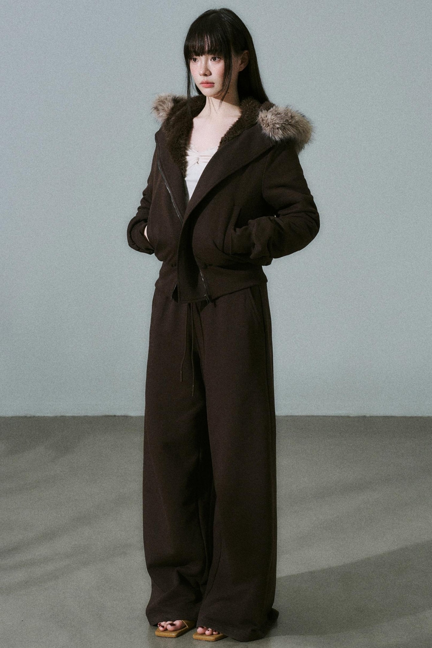 Versatile Fur Collar Jacket