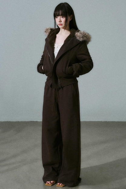 Versatile Fur Collar Jacket