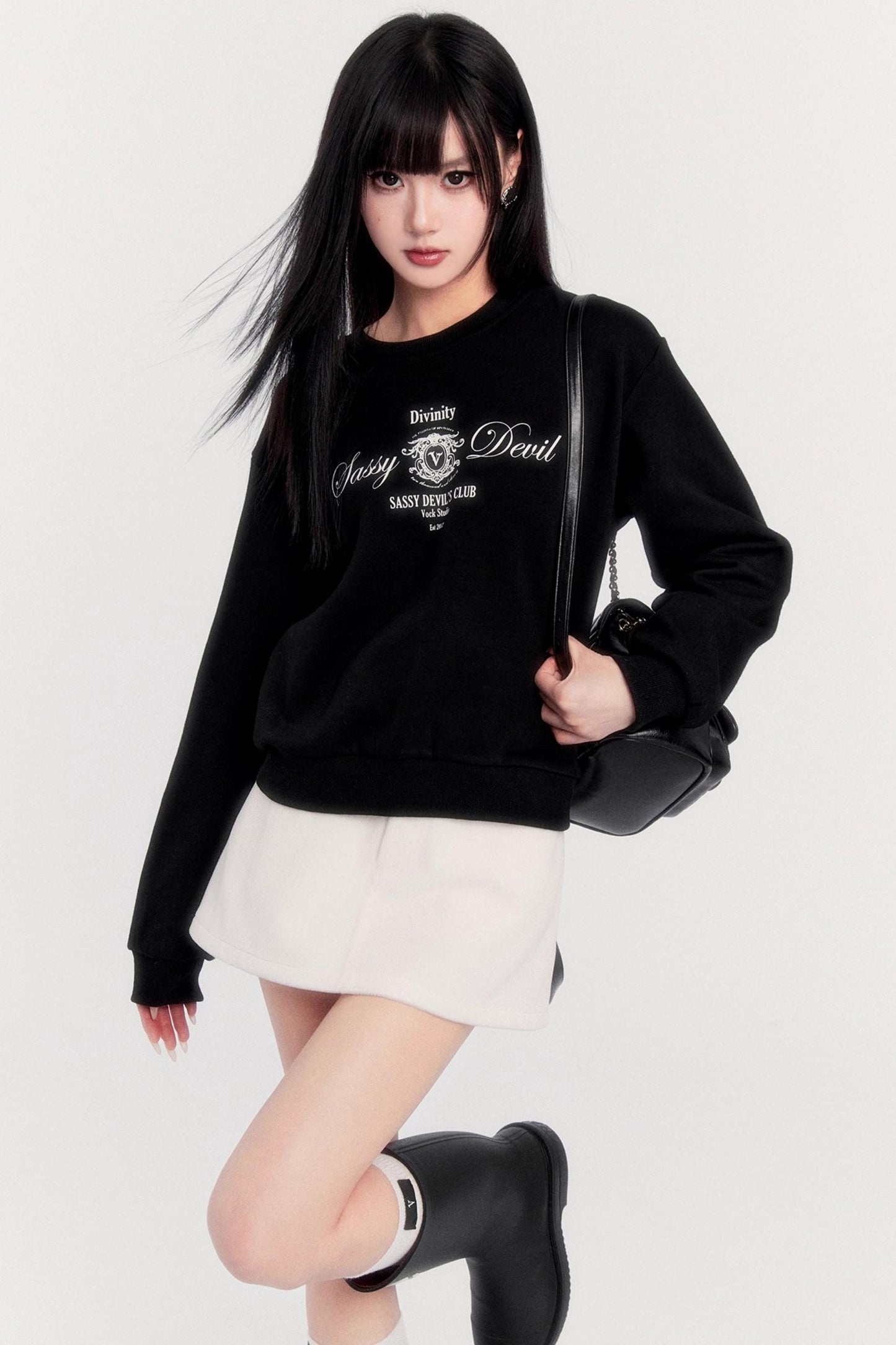 American Spice Girl Short Sweatshirt