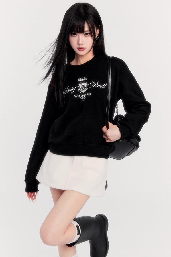 American Spice Girl Short Sweatshirt