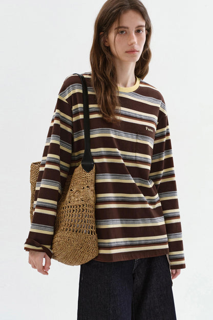 Retro Melard Gradient Top