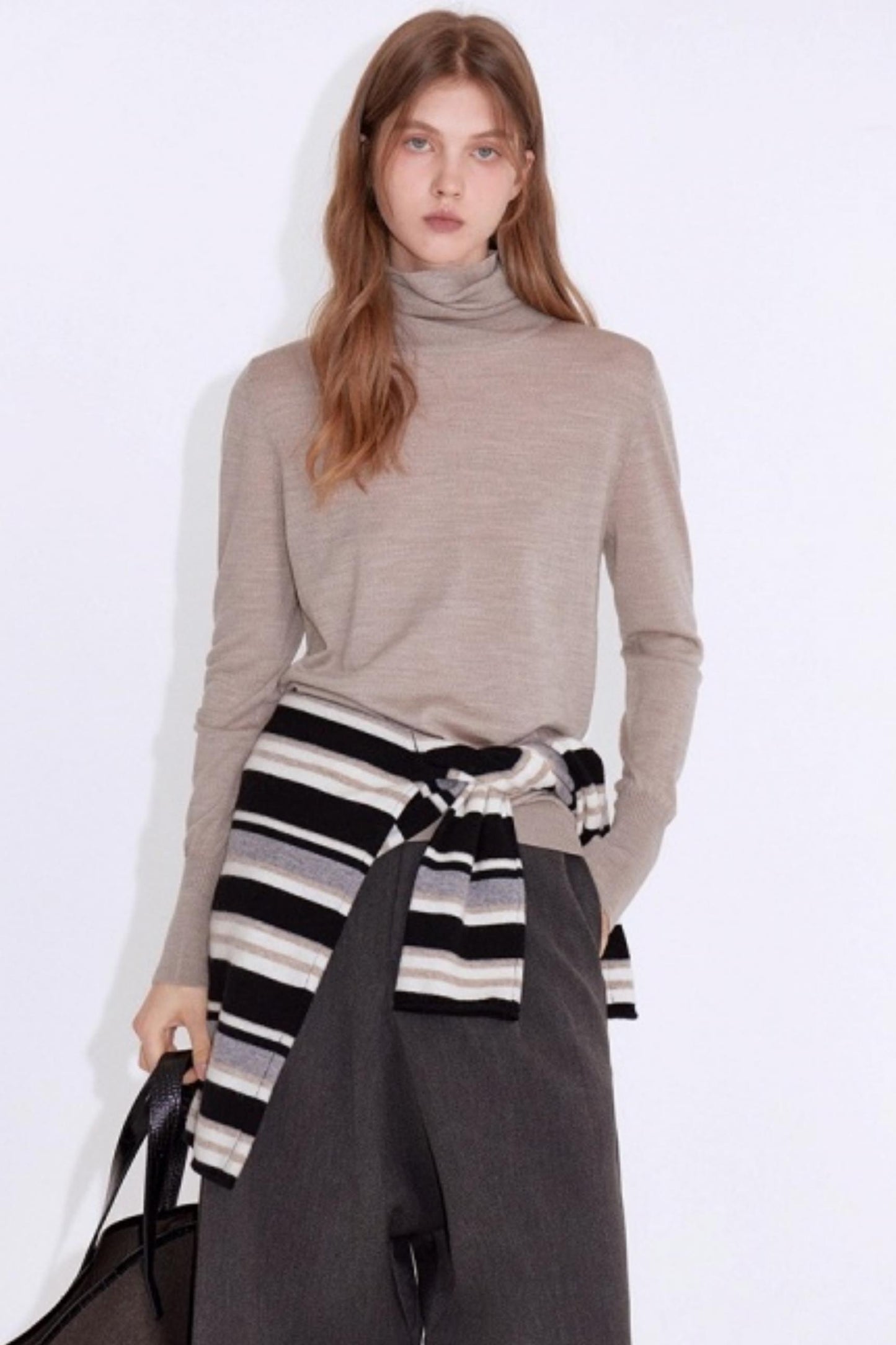 Luxury Wool Turtleneck Sweater