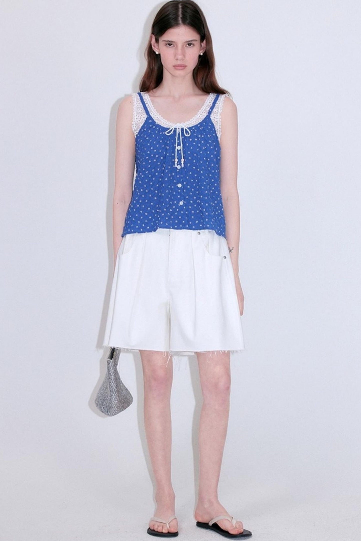 Luxury Pleated Bermuda Shorts