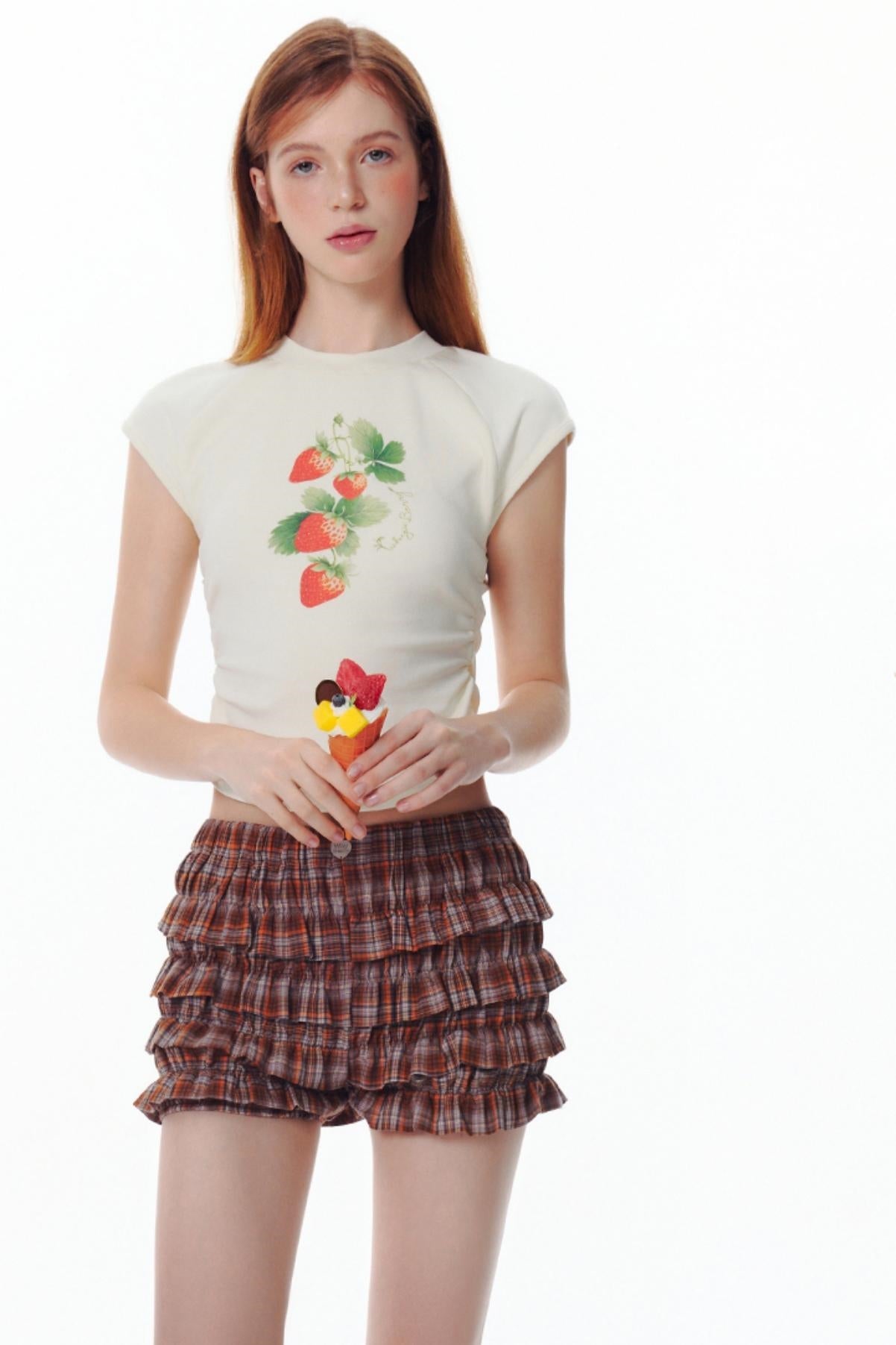 Strawberry Love Sleeveless Tee