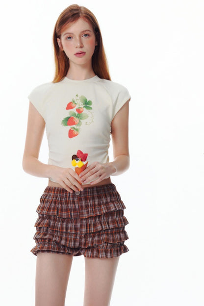 Strawberry Love Sleeveless Tee