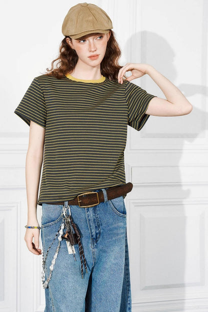 Striped Slim Tee
