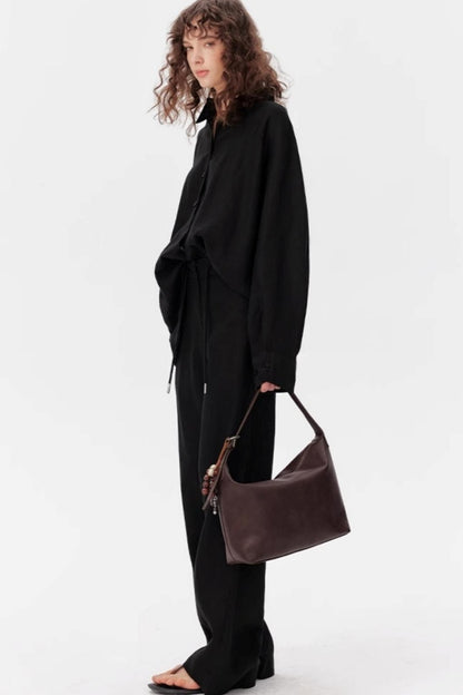 Chinese Style Linen Shirt & Pants Set-Up