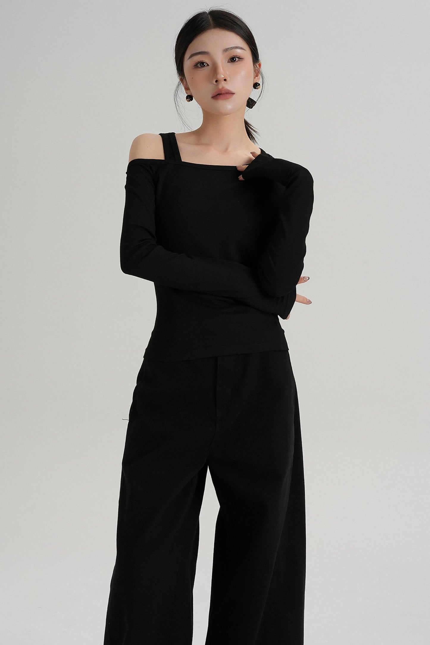 Long Sleeves Layered T-Shirt Set