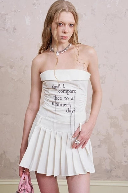 Embroidered Sheath Dress