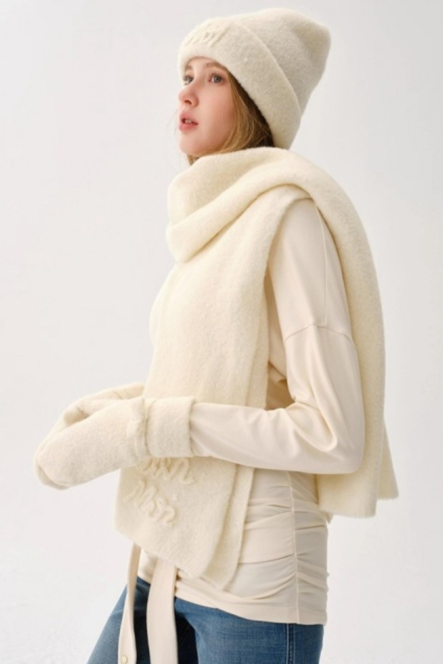 Wool Blend Knitted Set-Up