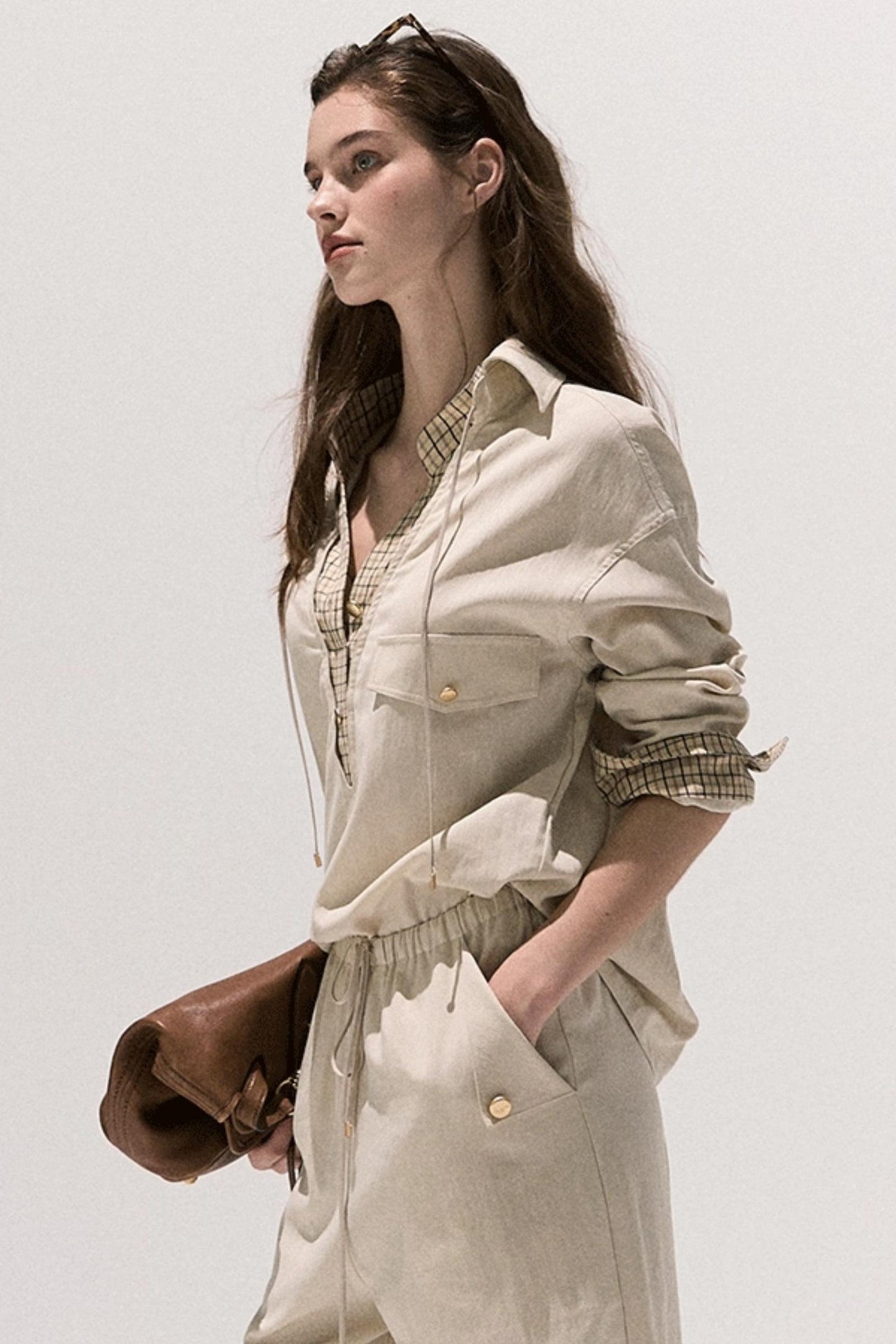 High Sense Cotton Shirt With Pants Set-Up