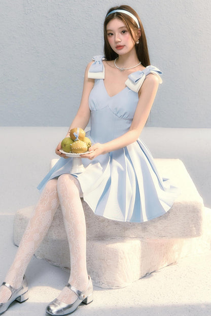 Blue Daughter V-Line Summer Slip Dress