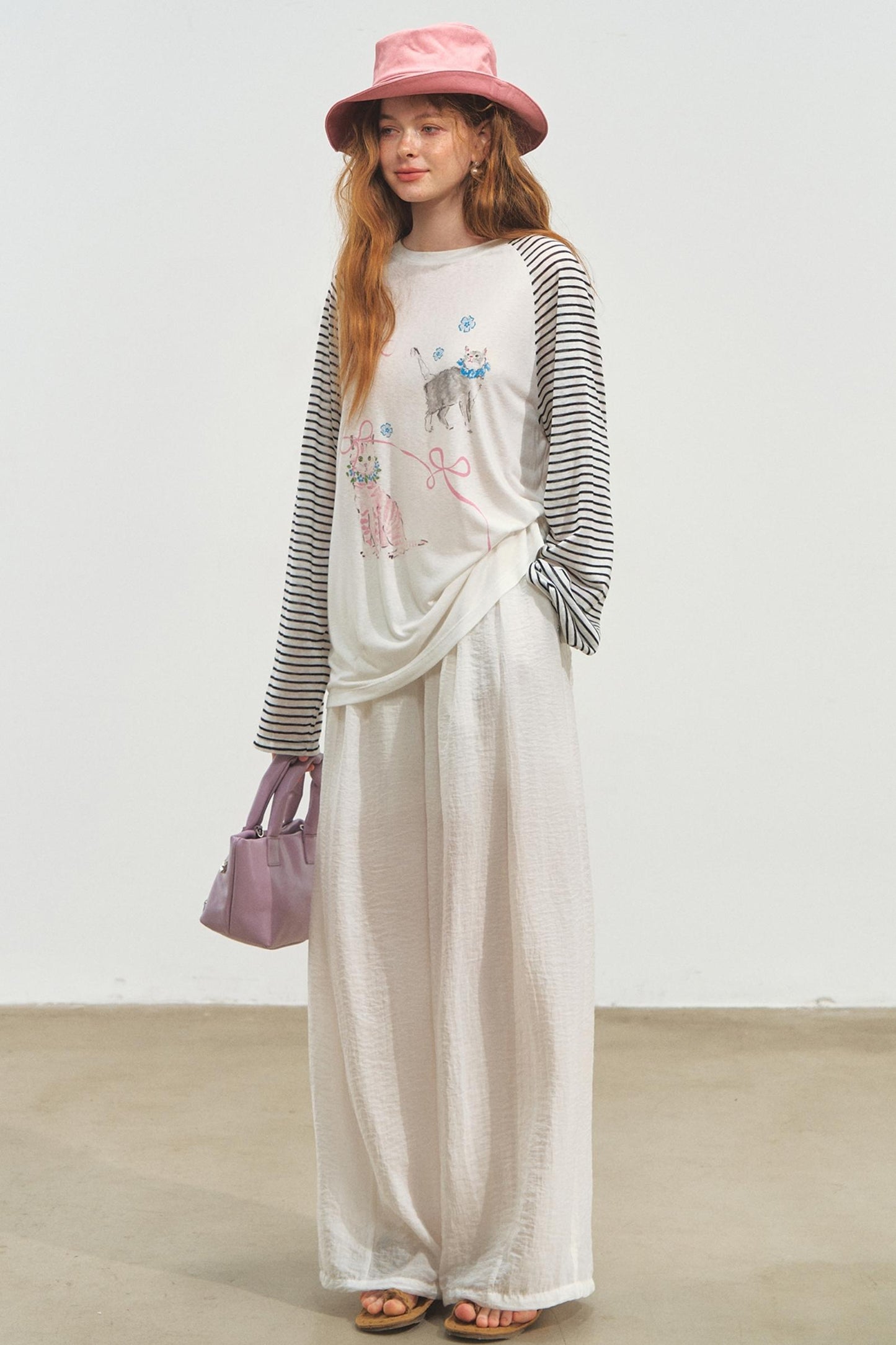 High Neck Silhouette Shirt