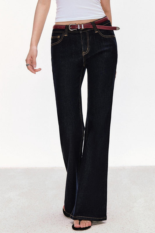 Retro Cow Slim Flare Jeans