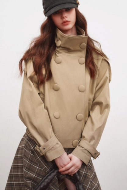 Winter Lyocell Cotton Trench Coat