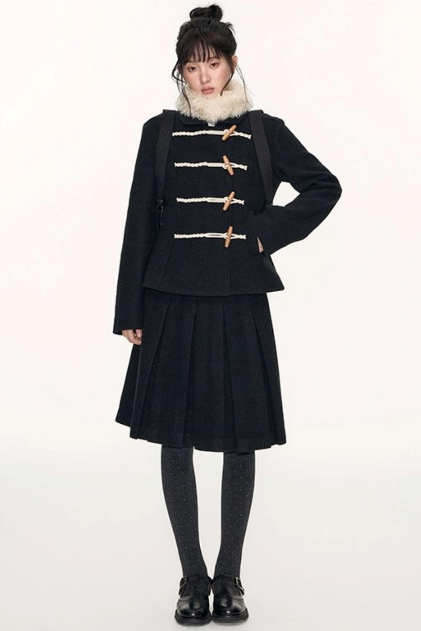 Nap Woolen A-Line Skirts